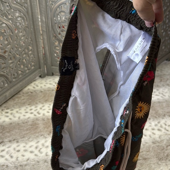 Men’s PacSun swim trunks large beach pool party tropical resortwear California - Picture 10 of 11